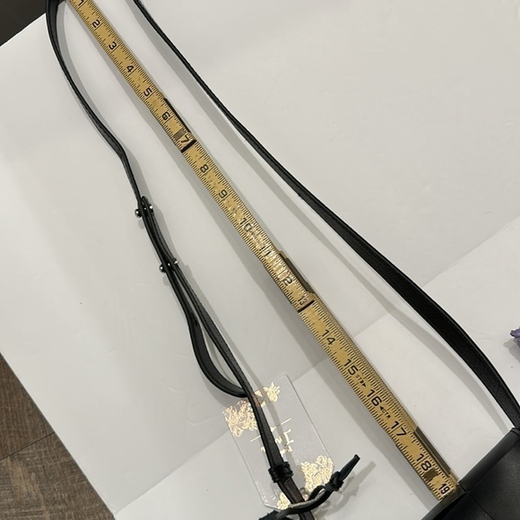 Genuine, leather black woven small box Crossbody purse handcrafted in India - Picture 11 of 11